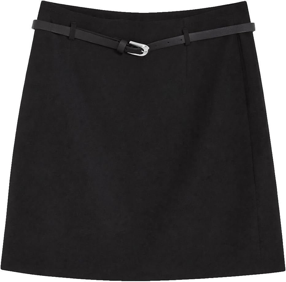 سعر ومواصفات LC WAIKIKI Belted A-Line Mini Skirt Xl Black (B0HKTGMMD5) على Amazon EG