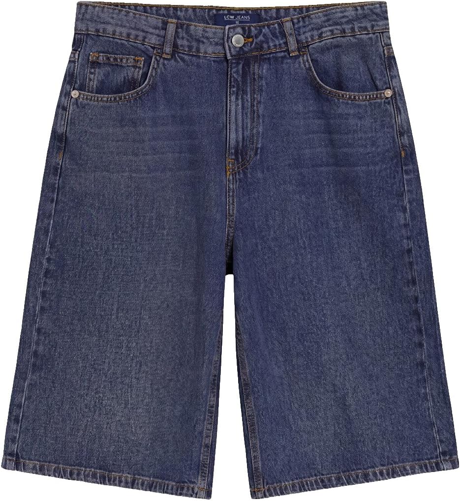 سعر ومواصفات LC WAIKIKI Bermuda Fit Women'S Jean Shorts S6MD98Z8-JVV (B0HKTGXLFK) على Amazon EG