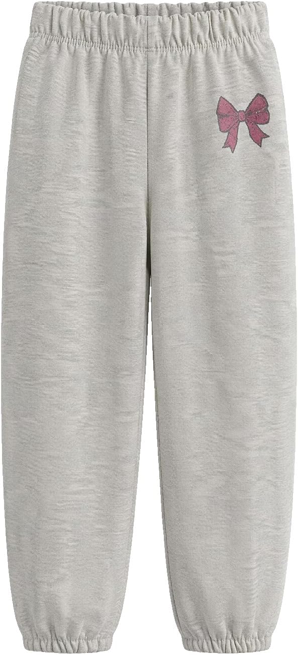 سعر ومواصفات LC WAIKIKI Bow Printed Girls' Sweatpants (B0HJT5M4NN) على Amazon EG