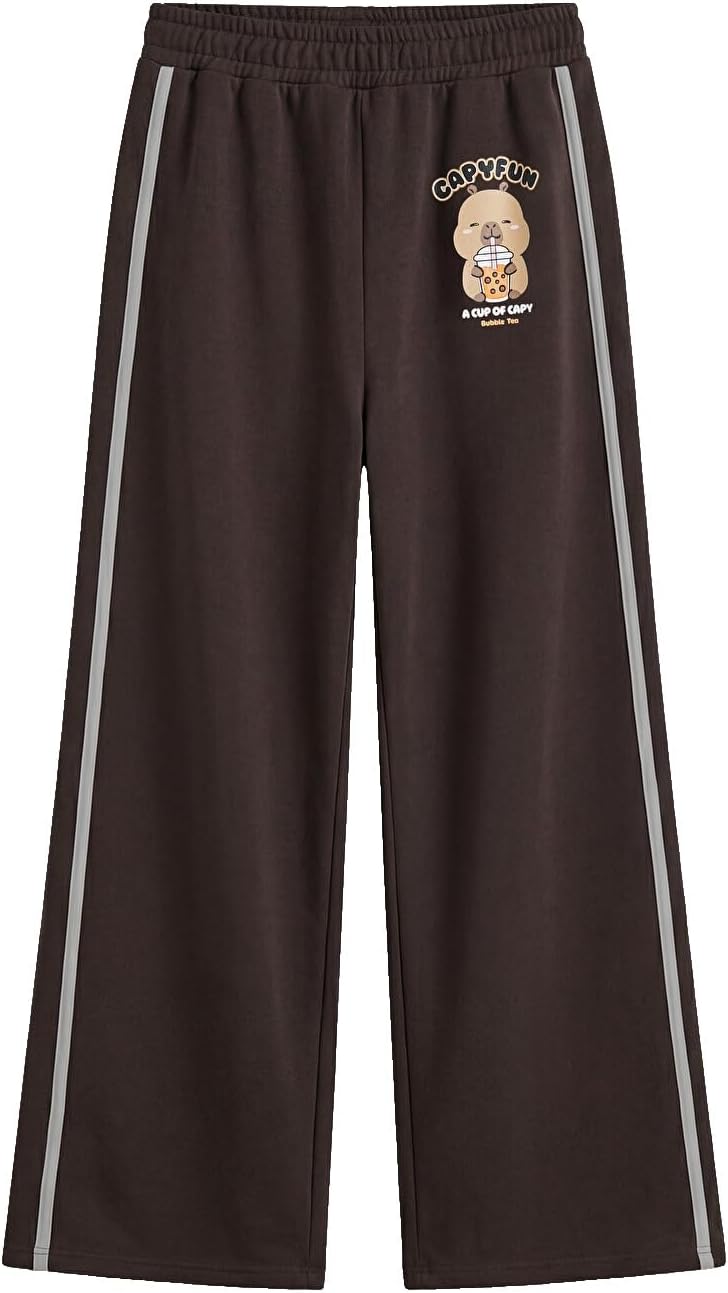 سعر ومواصفات LC WAIKIKI Capyfun Printed Girls' Sweatpants 9-10 Years Brown (B0HKTL2B7Y) على Amazon EG