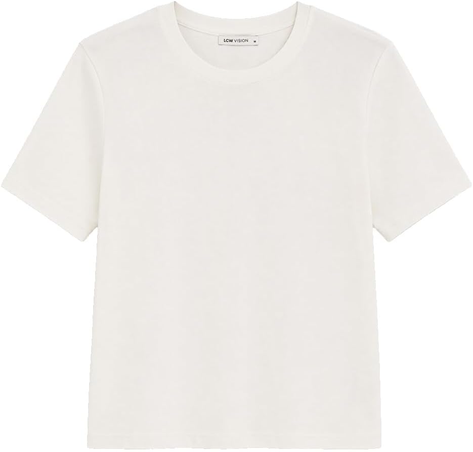 سعر ومواصفات LC WAIKIKI Crew Neck%100 Cotton Women'S T-Shirt Xxl White (B0HKSZ2TGL) على Amazon EG
