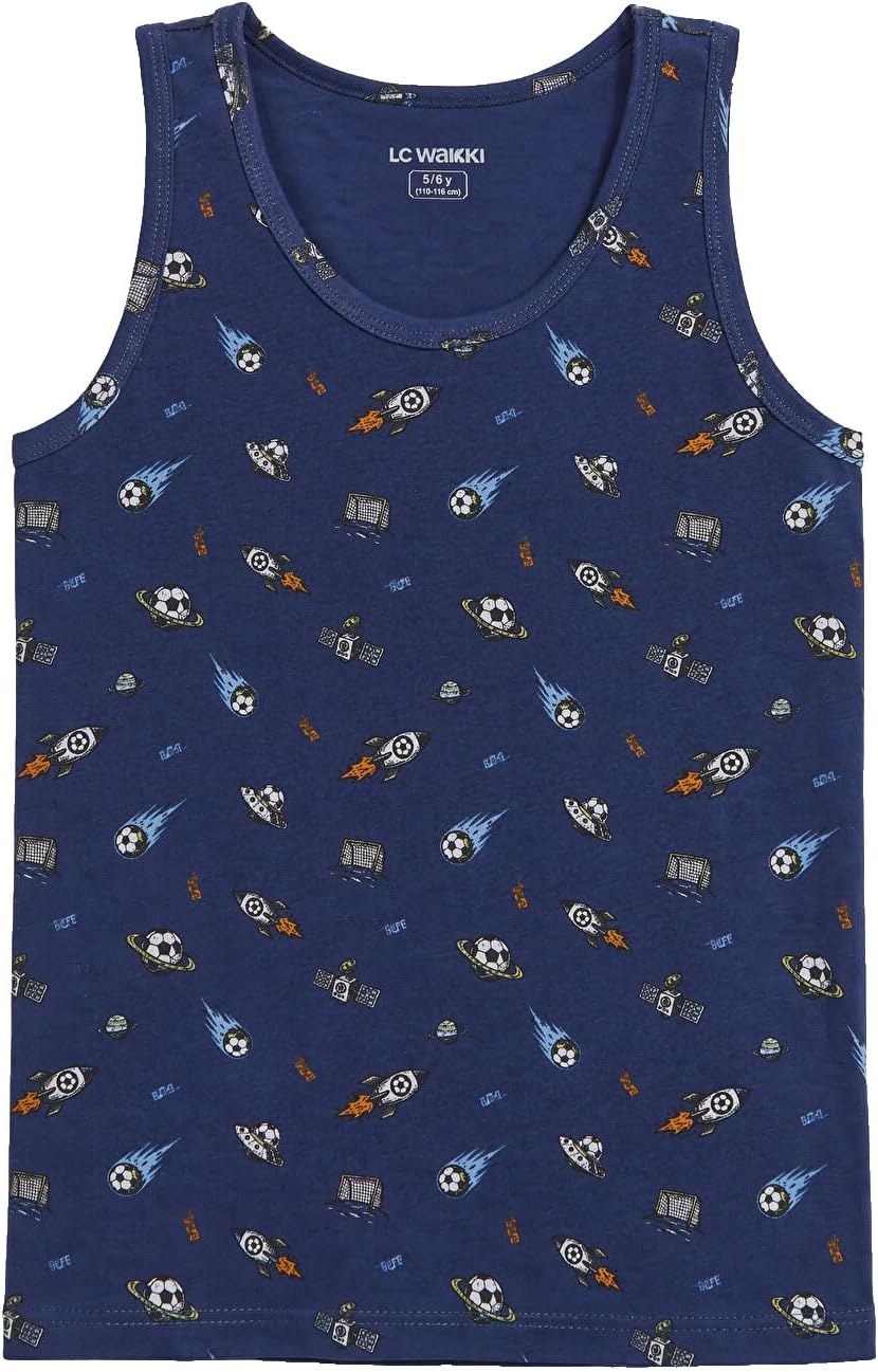 سعر ومواصفات LC WAIKIKI Crew Neck Boys' Underwear Vest 2-Pack 7-8 Years Navy (B0HKSWX4XX) على Amazon EG