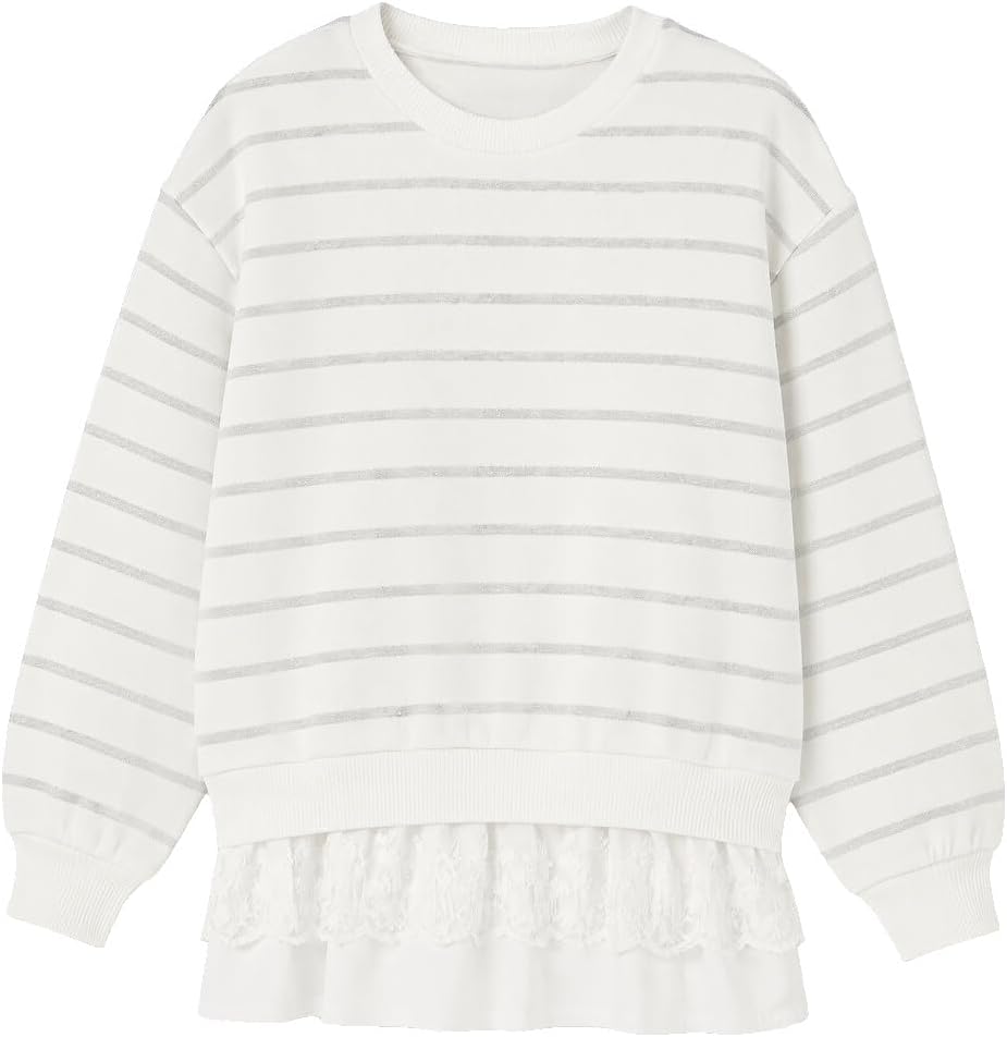 سعر ومواصفات LC WAIKIKI Crew Neck Frilled Girls' Sweatshirt 5-6 Years Ecru (B0HKT3BX2Y) على Amazon EG