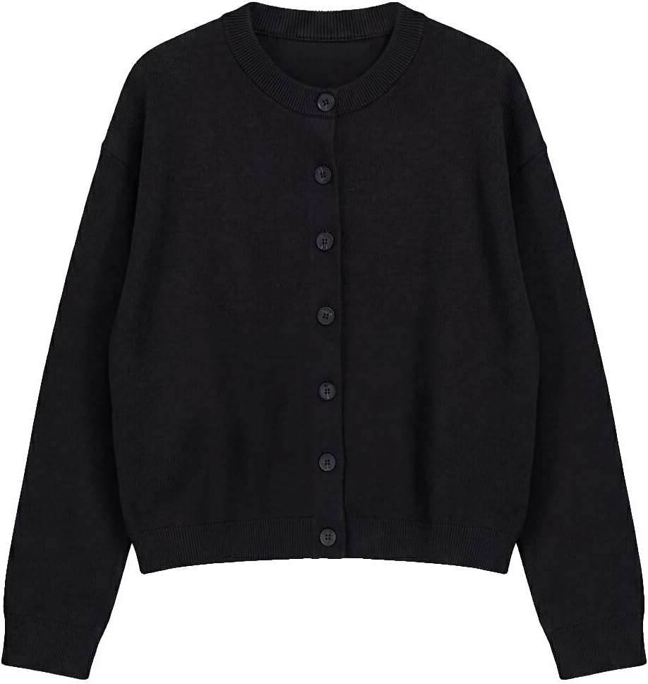 سعر ومواصفات LC WAIKIKI Crew Neck Girls' Knitwear Cardigan 7-8 Years Black (B0HKSVSBQQ) على Amazon EG