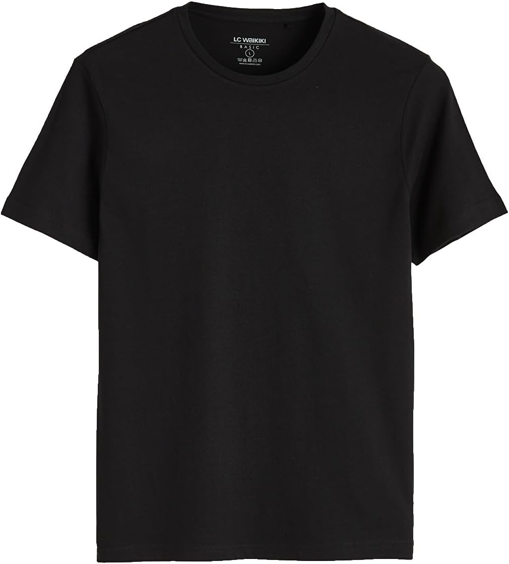 سعر ومواصفات LC WAIKIKI Crew Neck Jersey Men'S T-Shirt Xl Black S60417Z8-CVL-XL-8684690316942 (B0HKSY7ZPS) على Amazon EG