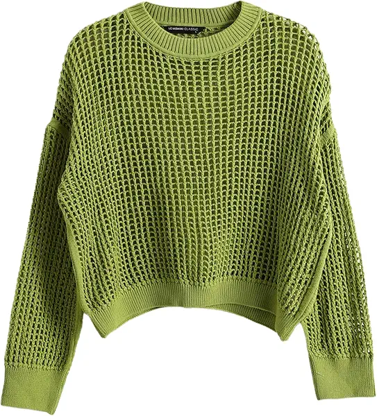 سعر ومواصفات LC WAIKIKI Crew Neck Long Sleeve Women's Knitwear Sweater (B0FK3V53VM) على Amazon EG