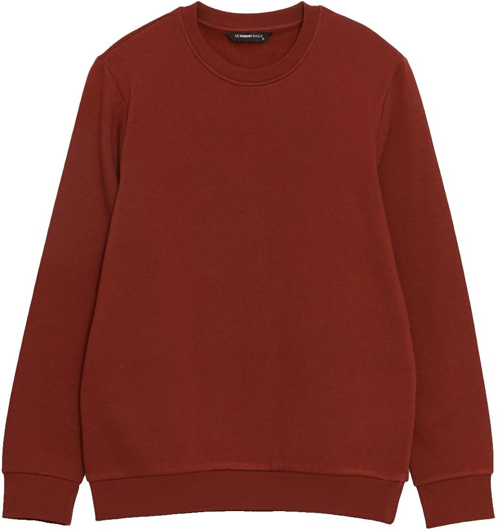 سعر ومواصفات LC WAIKIKI Crew Neck Long Sleeve Men'S Sweatshirt M Brown (B0HKT29DWB) على Amazon EG