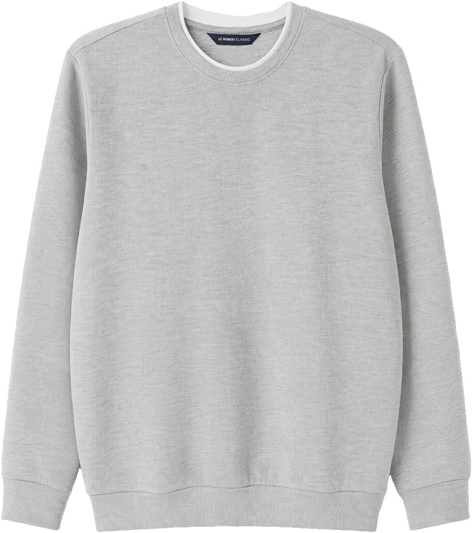 سعر ومواصفات LC WAIKIKI Crew Neck Men'S Sweatshirt S Grey (B0HKTBD7QS) على Amazon EG