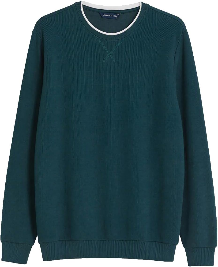 سعر ومواصفات LC WAIKIKI Crew Neck Men'S Sweatshirt L Petrol (B0HKTKC4YZ) على Amazon EG