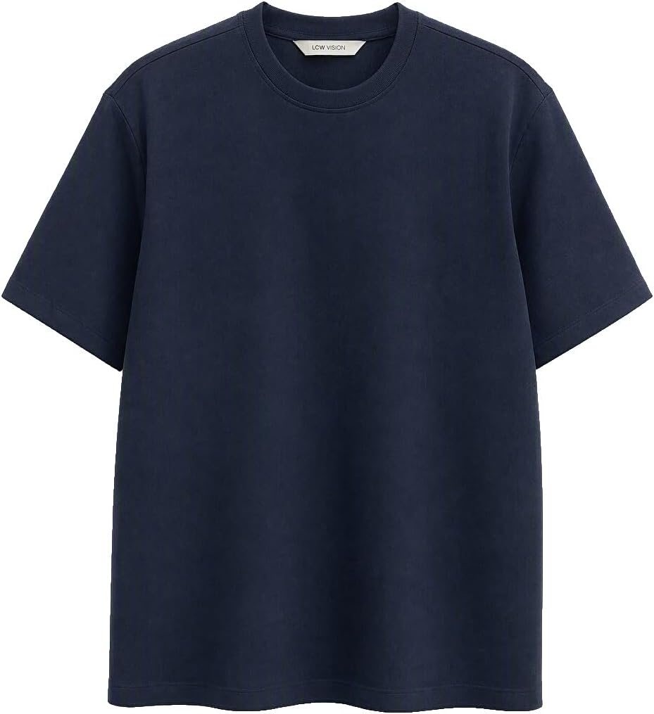 سعر ومواصفات LC WAIKIKI Crew Neck Men'S T-Shirt Xxl Navy (B0HKSY6QKR) على Amazon EG