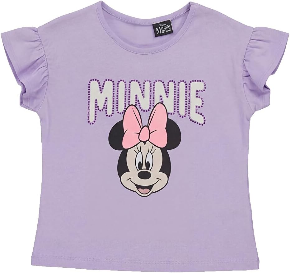 سعر ومواصفات LC WAIKIKI Crew Neck Minnie Mouse Printed Girls' T-Shirt 5-6 Years Lilac (B0HKSVYB7G) على Amazon EG