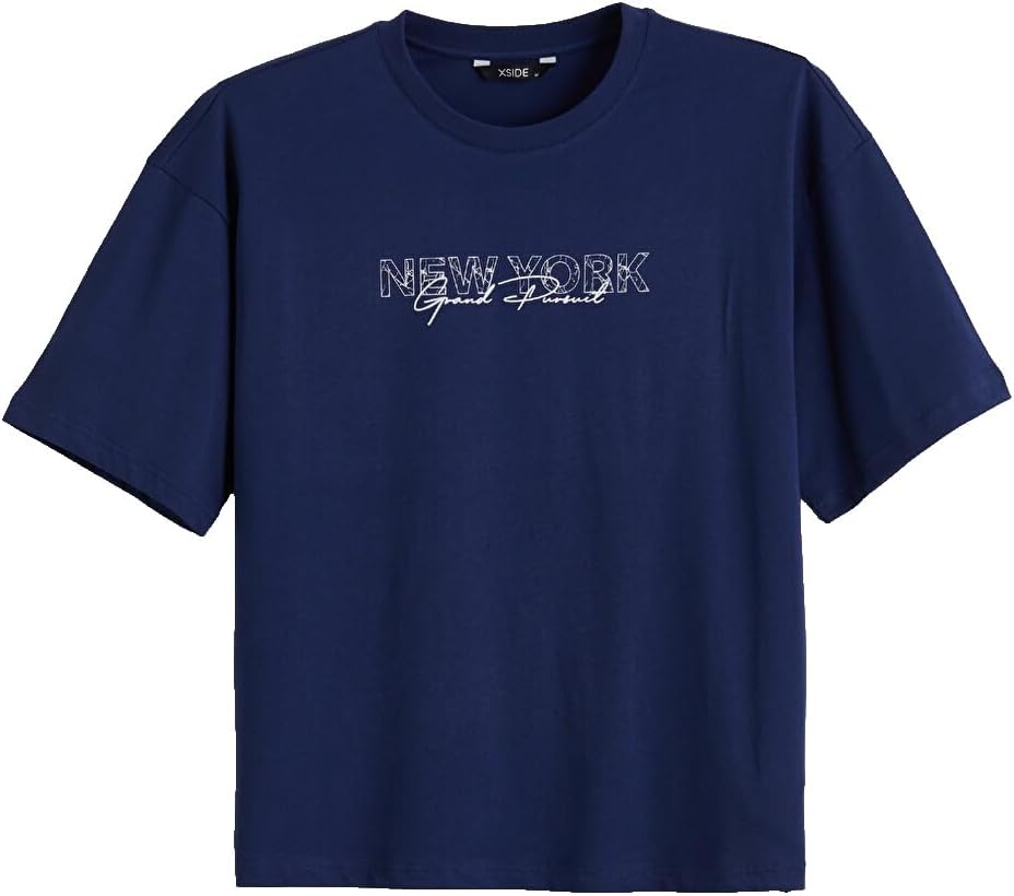 سعر ومواصفات LC WAIKIKI Crew Neck New York Printed Men'S T-Shirt L Navy (B0HKSVZ7DR) على Amazon EG