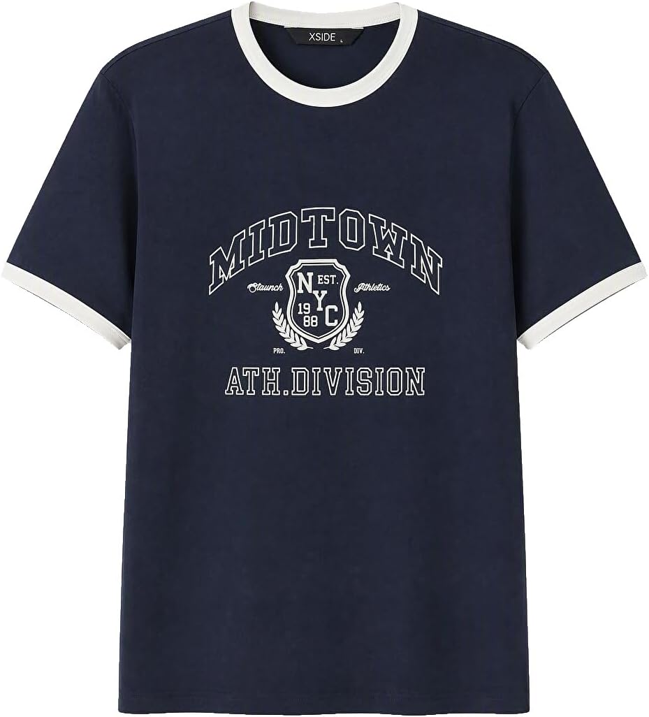 سعر ومواصفات LC WAIKIKI Crew Neck Nyc Printed Jersey Men's T-Shirt (B0HJW4X1VP) على Amazon EG