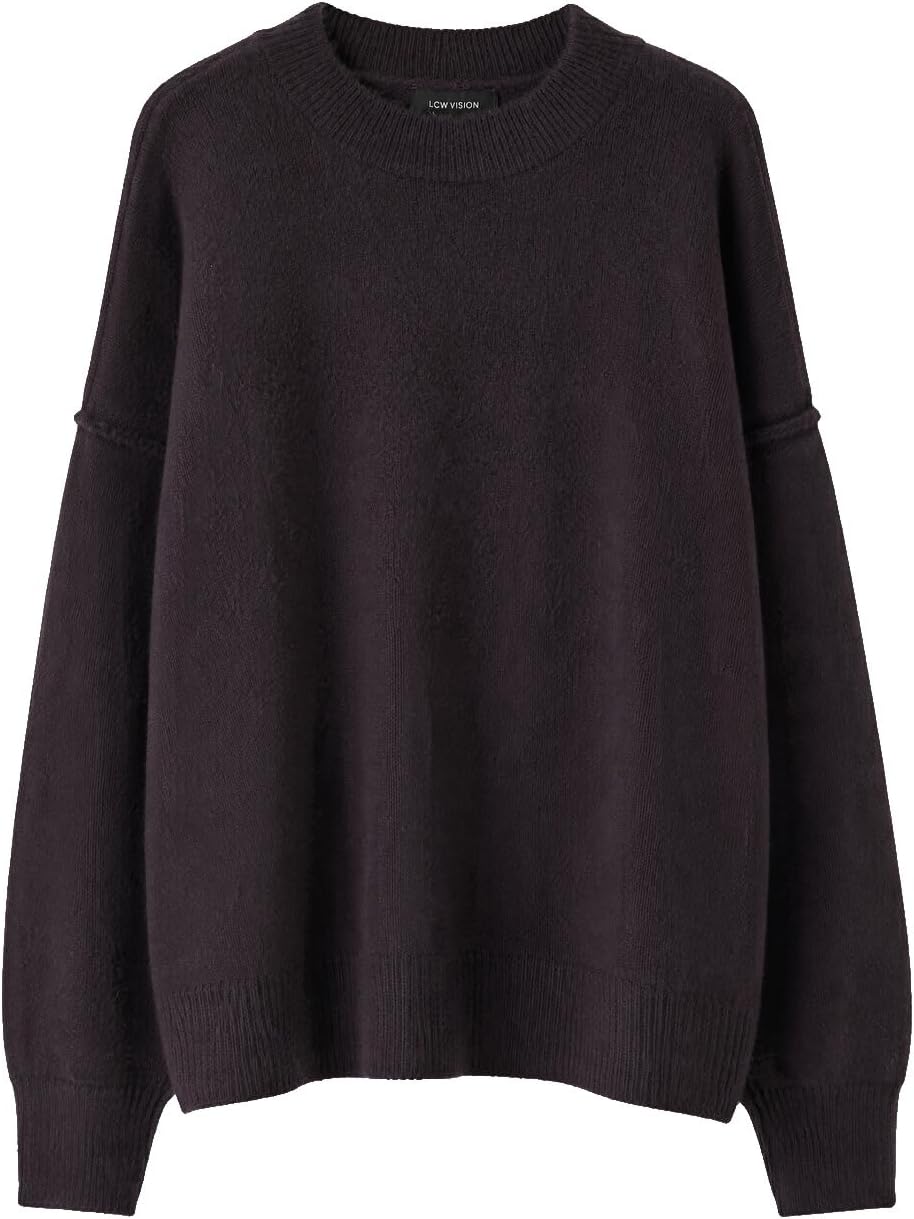 سعر ومواصفات LC WAIKIKI Crew Neck Oversize Women'S Knitwear Sweater S Plum (B0HKTFQZYB) على Amazon EG