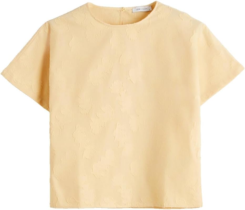 سعر ومواصفات LC WAIKIKI Crew Neck Patterned Blouse S Yellow (B0HKTKNPMP) على Amazon EG
