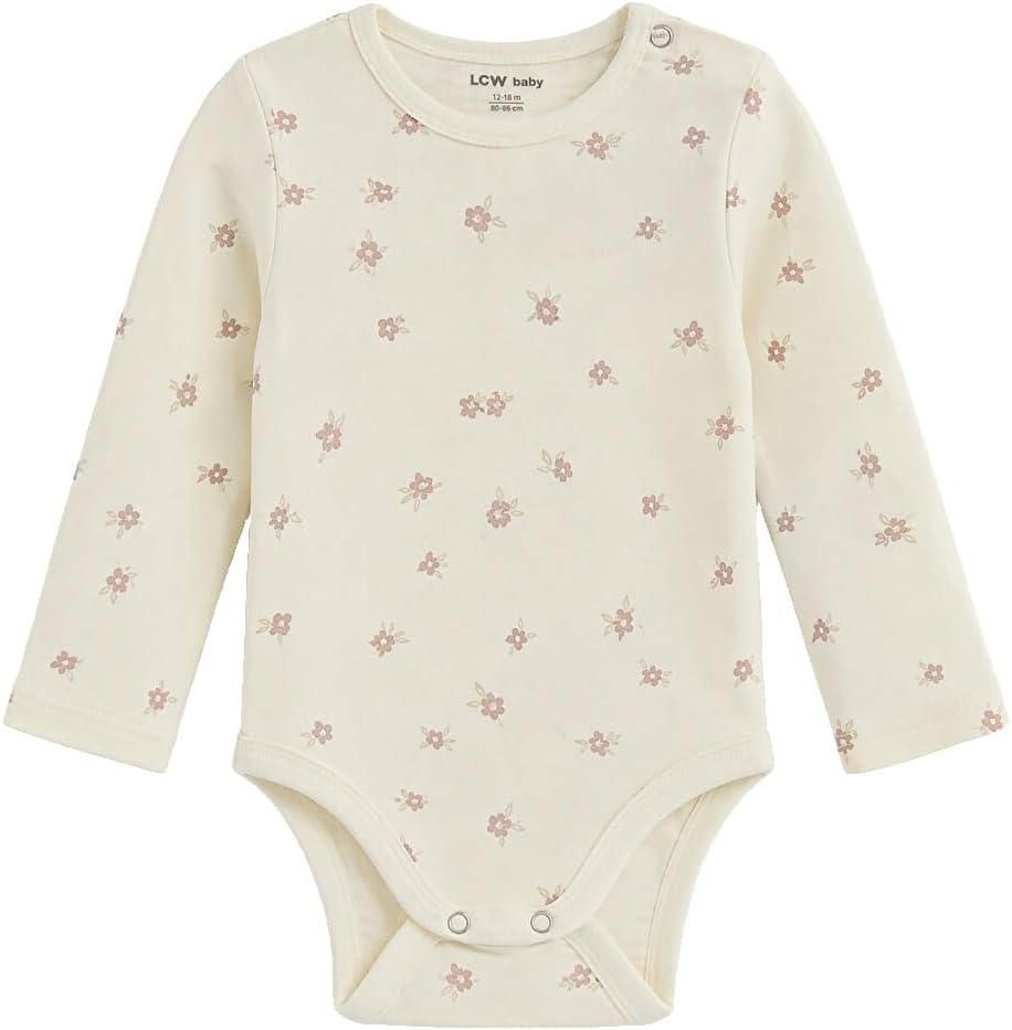 سعر ومواصفات LC WAIKIKI Crew Neck Patterned Snap Bodysuit 2 Pack (B0HJSV5N97) على Amazon EG