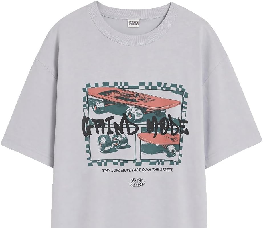 سعر ومواصفات LC WAIKIKI Crew Neck Printed Boys' T-Shirt (B0HJW2NQ6P) على Amazon EG