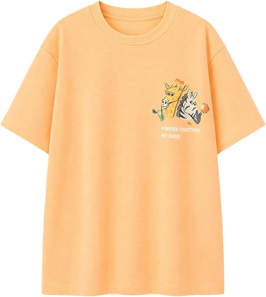 سعر ومواصفات LC WAIKIKI Crew Neck Printed Boys' T-Shirt 5-6 Years Orange (B0HKSY5SSQ) على Amazon EG