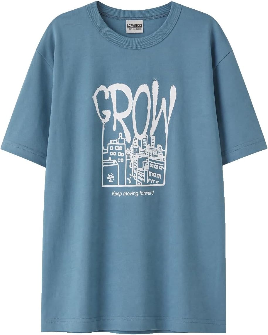 سعر ومواصفات LC WAIKIKI Crew Neck Printed Boys' T-Shirt S6MP27Z4-GYM (B0HKT28C2Q) على Amazon EG