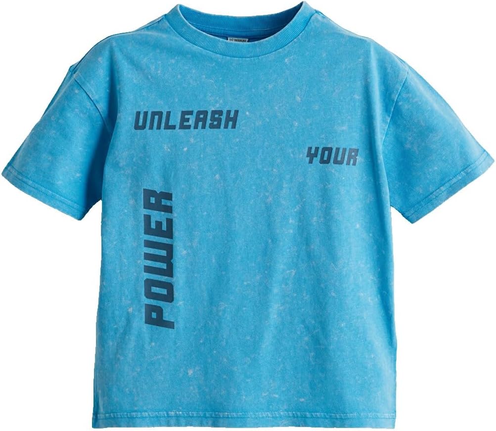 سعر ومواصفات LC WAIKIKI Crew Neck Printed Boys' T-Shirt 9-10 Years Blue S5J269Z4-H5T-9-10 Years-8684683008274 (B0HKT2SRH2) على Amazon EG