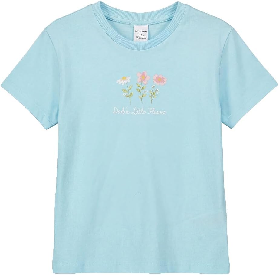 سعر ومواصفات LC WAIKIKI Crew Neck Printed Girls' 2 Pack T-Shirt 4-5 Years White (B0HKT15V5C) على Amazon EG
