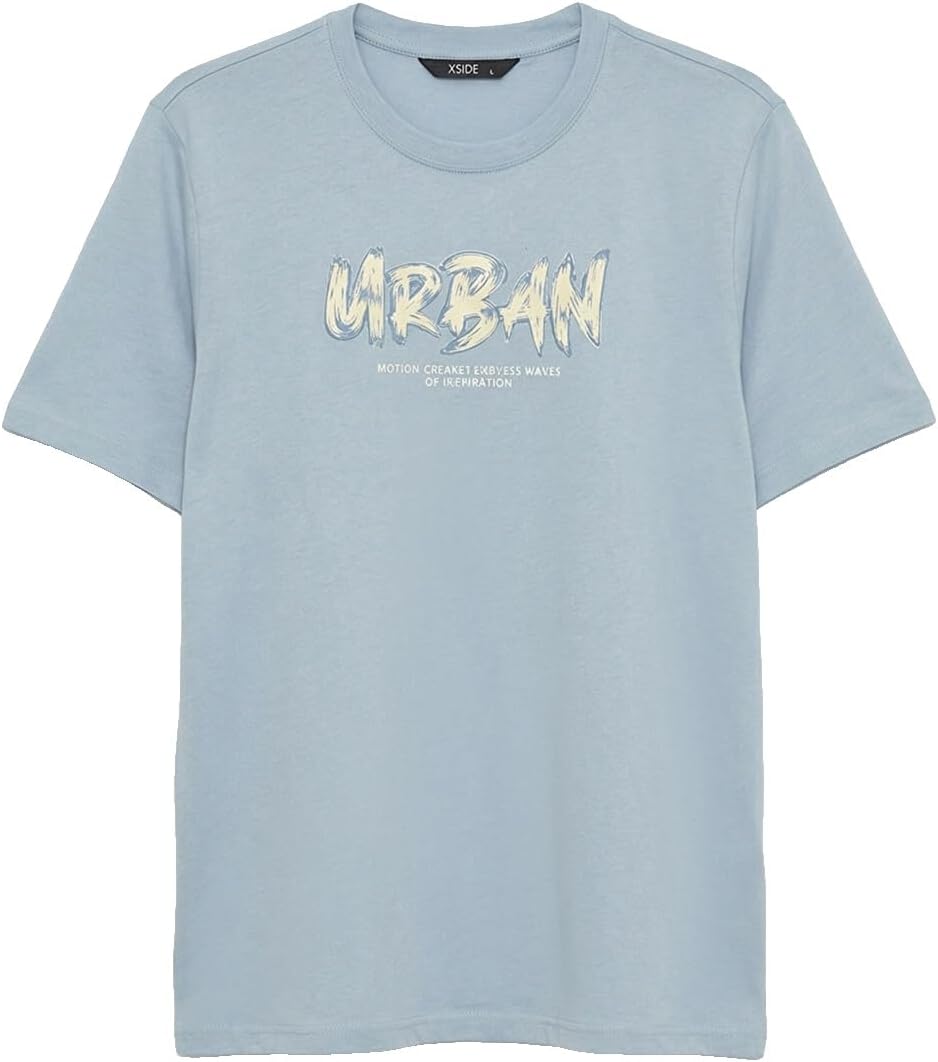 سعر ومواصفات LC WAIKIKI Crew Neck Printed Jersey Men'S T-Shirt Xl Blue S6HN75Z8-26A-XL-8684694892053 (B0HKSY548N) على Amazon EG