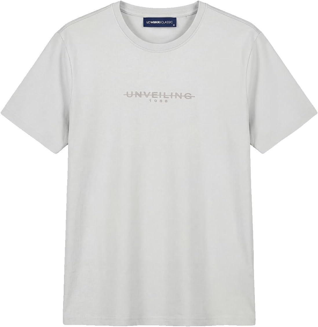 سعر ومواصفات LC WAIKIKI Crew Neck Printed Men'S T-Shirt M Grey S6KT57Z8-KXT-M-8685001454711 (B0HKT56MFT) على Amazon EG