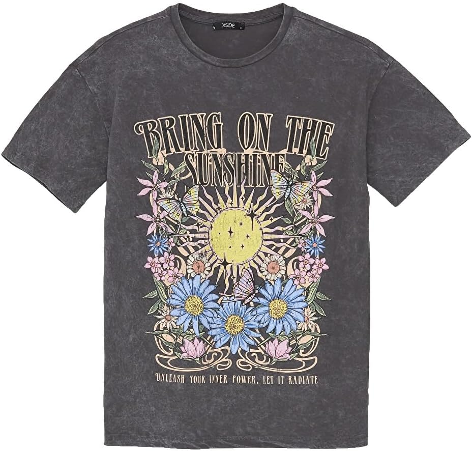 سعر ومواصفات LC WAIKIKI Crew Neck Printed Short Sleeve Women'S T-Shirt S4GJ56Z8-VDL (B0HKSTRXHC) على Amazon EG