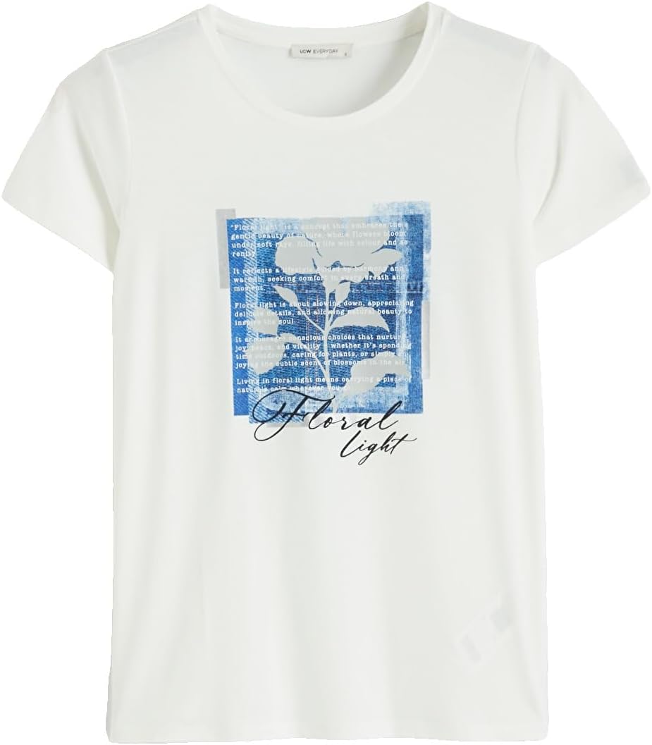 سعر ومواصفات LC WAIKIKI Crew Neck Printed Women'S T-Shirt S6CM21Z8-R9J (B0HKSYPZR4) على Amazon EG