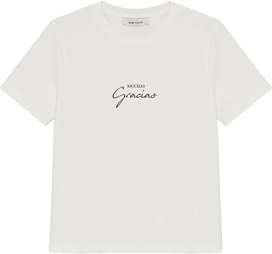 سعر ومواصفات LC WAIKIKI Crew Neck Printed Women'S T-Shirt 3Xl White W6FT52Z8-R9J-3XL-8685007495299 (B0HKT3WS6G) على Amazon EG