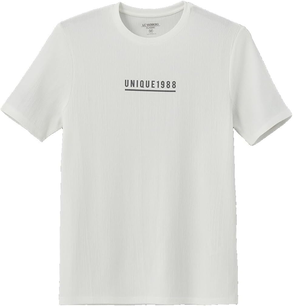سعر ومواصفات LC WAIKIKI Crew Neck Short Sleeve Printed Men'S T-Shirt 2Xl White (B0HKSW4JCT) على Amazon EG