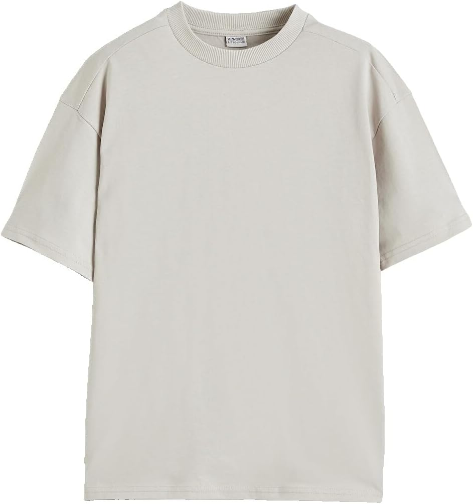 سعر ومواصفات LC WAIKIKI Crew Neck Short Sleeve Boys' T-Shirt 9-10 Years Beige (B0HKT1HD3K) على Amazon EG