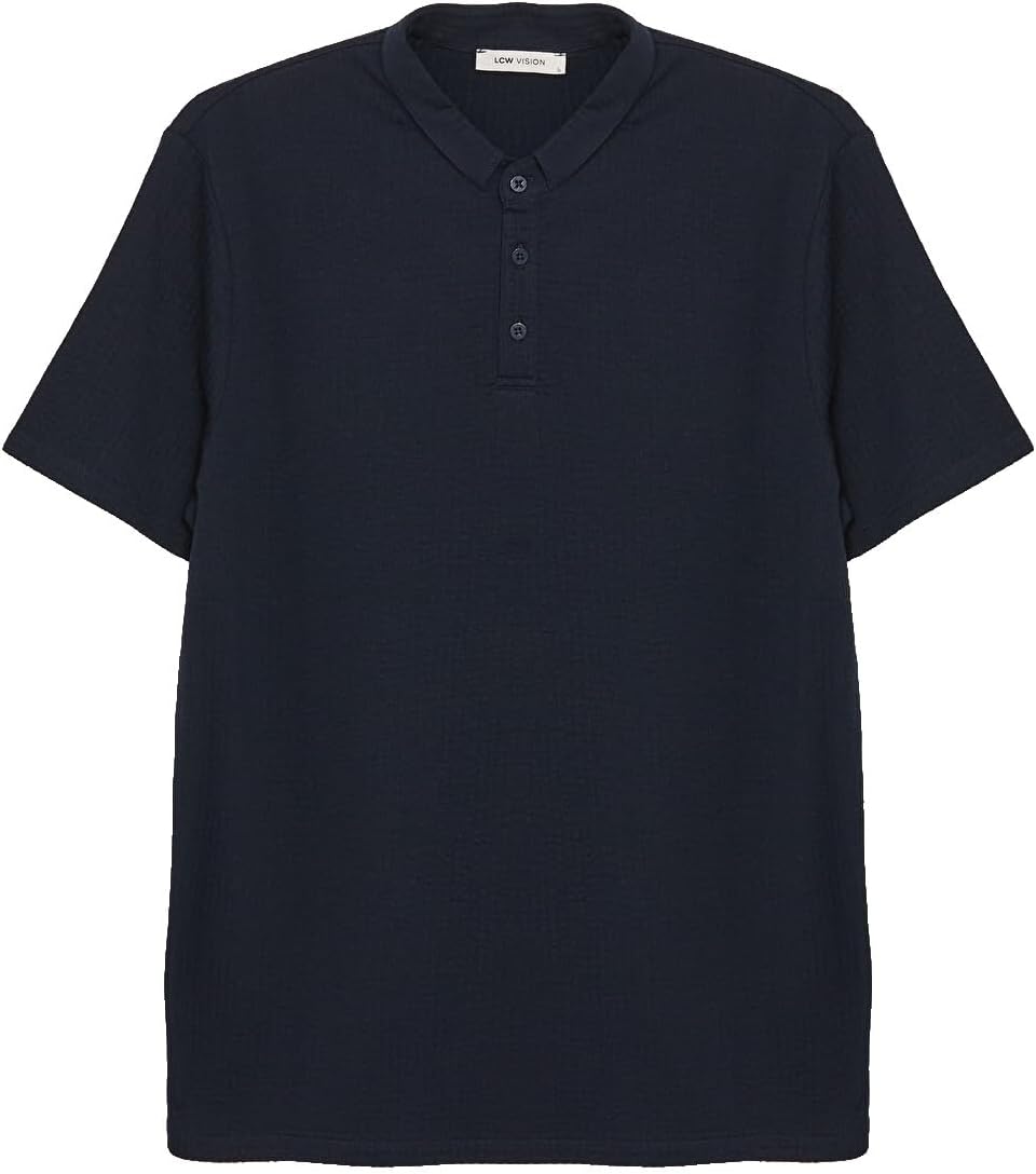 سعر ومواصفات LC WAIKIKI Crew Neck Short Sleeve Men'S Textured T-Shirt S40204Z8-RFH (B0HKT4CC78) على Amazon EG
