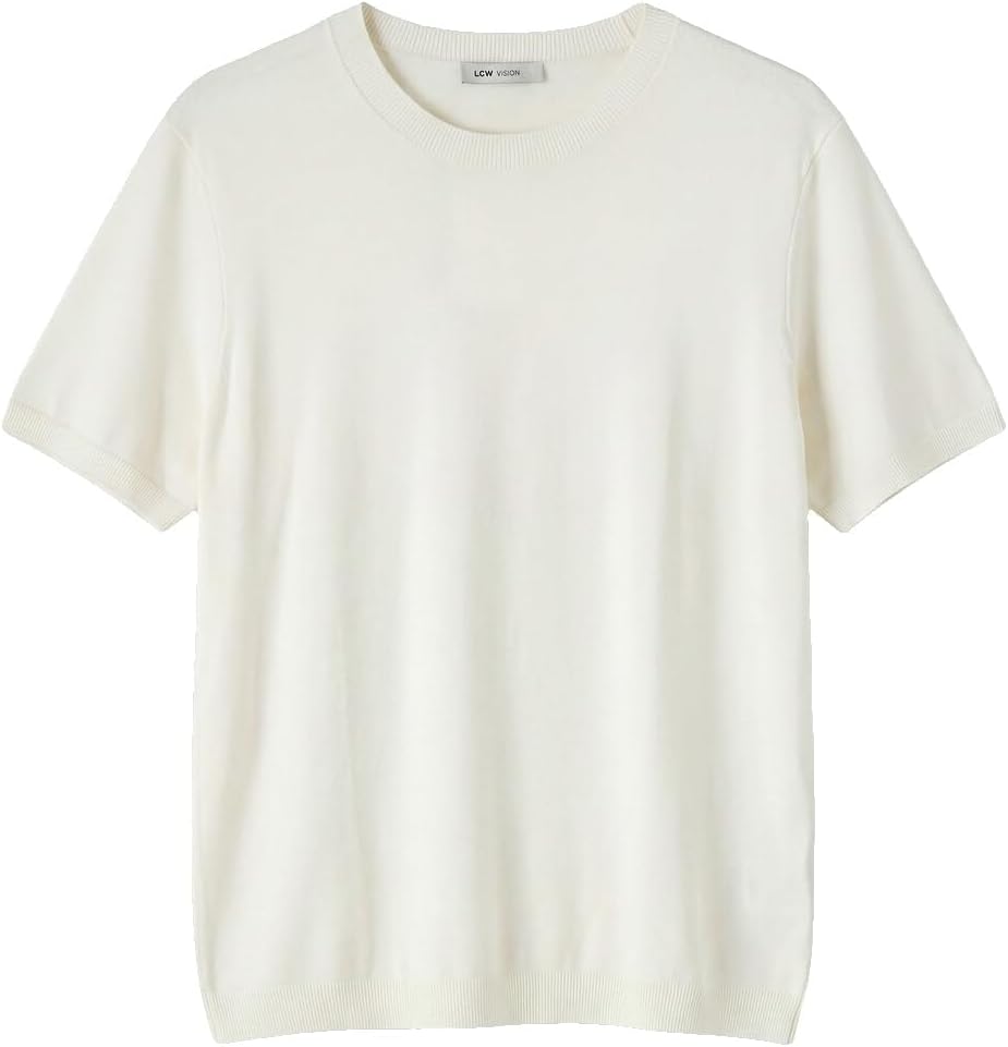 سعر ومواصفات LC WAIKIKI Crew Neck Short Sleeved Men'S Knitwear Sweater Xl White (B0HKTHDCCZ) على Amazon EG