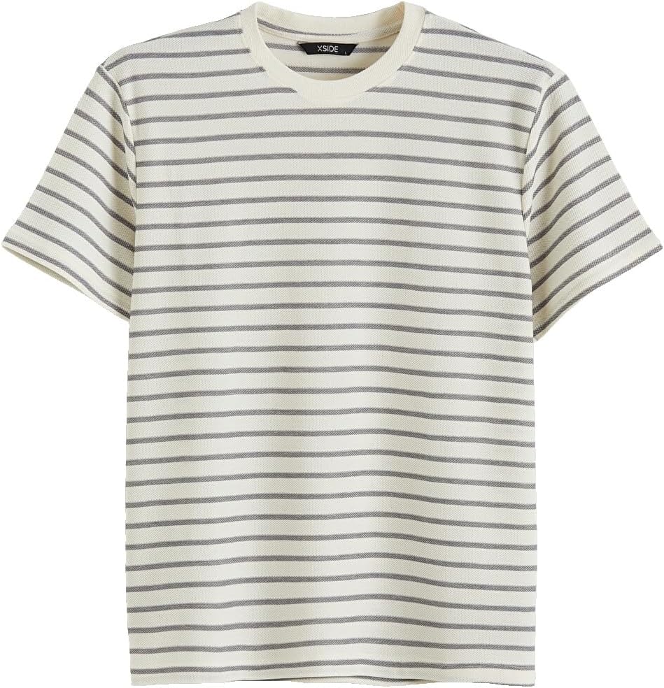 سعر ومواصفات LC WAIKIKI Crew Neck Striped Men'S T-Shirt S67832Z8-LE0-2 (B0HKSS78R4) على Amazon EG