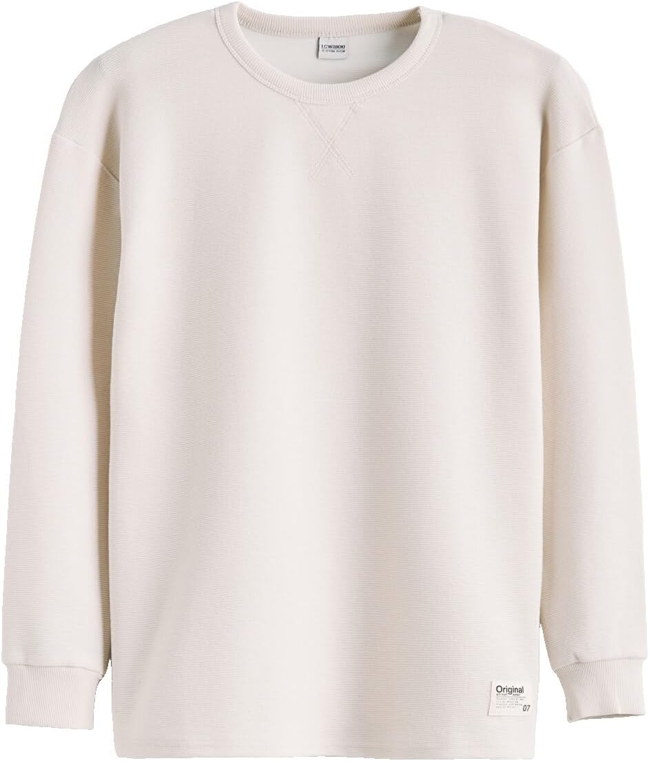 سعر ومواصفات LC WAIKIKI Crew Neck T-Shirt For Boys 12-13 Years Beige (B0HKST194W) على Amazon EG