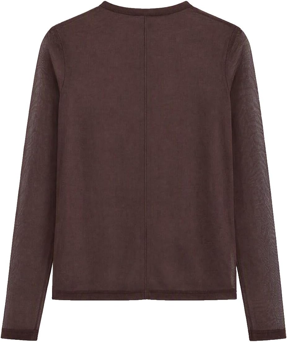 سعر ومواصفات LC WAIKIKI Crew Neck Trnasparan Blouse M Brown S6F691Z8-R3D-M-8685001722261 (B0HKSZ8ZXD) على Amazon EG