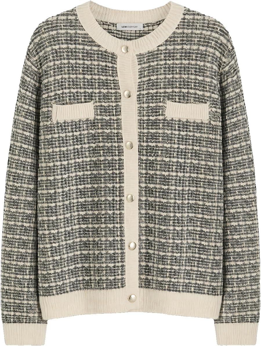 سعر ومواصفات LC WAIKIKI Crew Neck Women'S Cardigan S Grey (B0HKT5LRM6) على Amazon EG