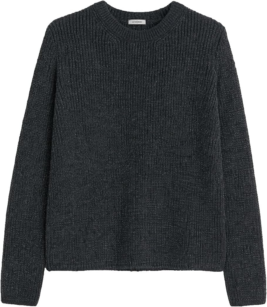 سعر ومواصفات LC WAIKIKI Crew Neck Women'S Knitwear Sweater L Anthracite (B0HKT5C8HS) على Amazon EG