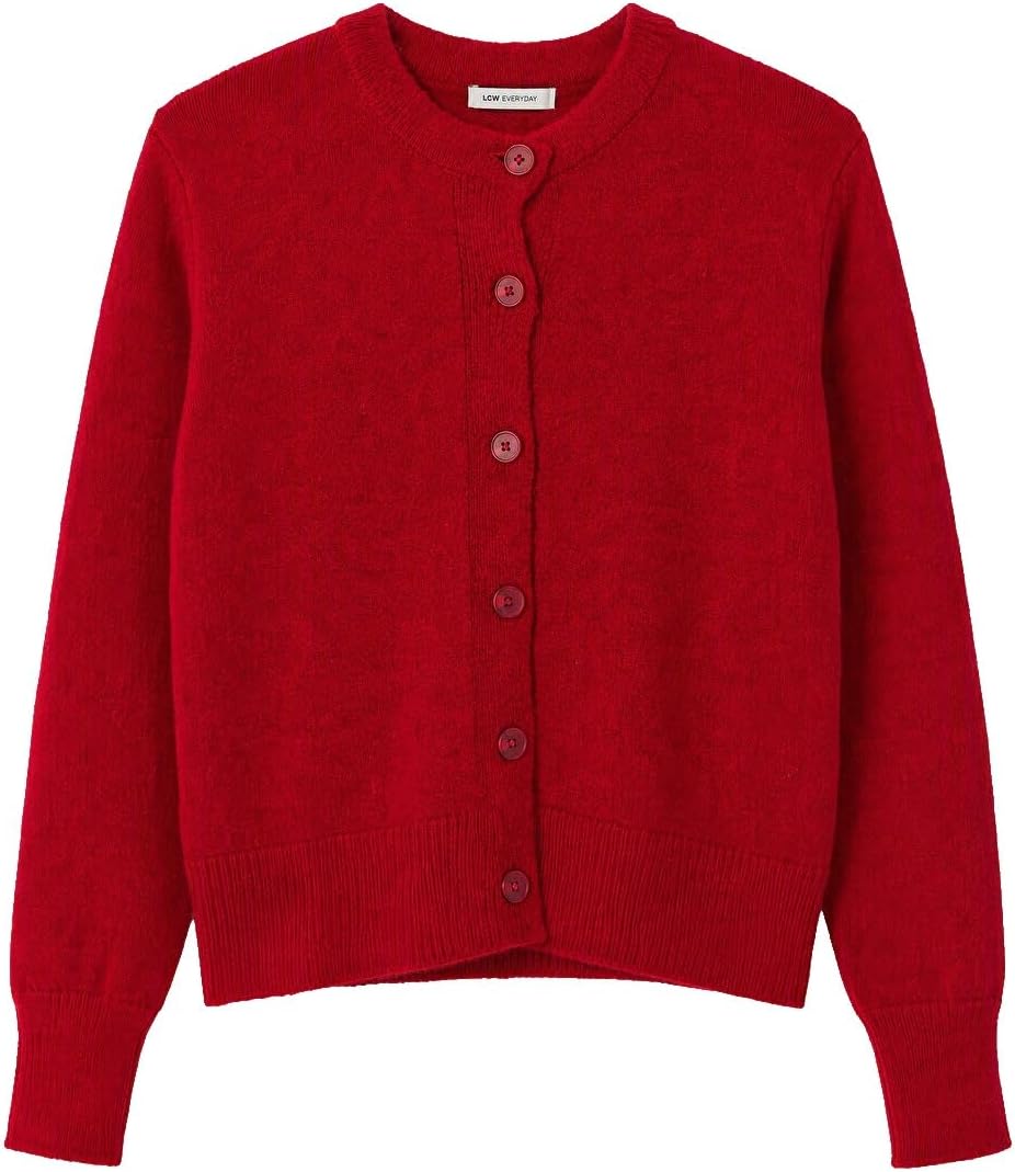 سعر ومواصفات LC WAIKIKI Crew Neck Women'S Knitwear Cardigan M Red (B0HKT965RM) على Amazon EG