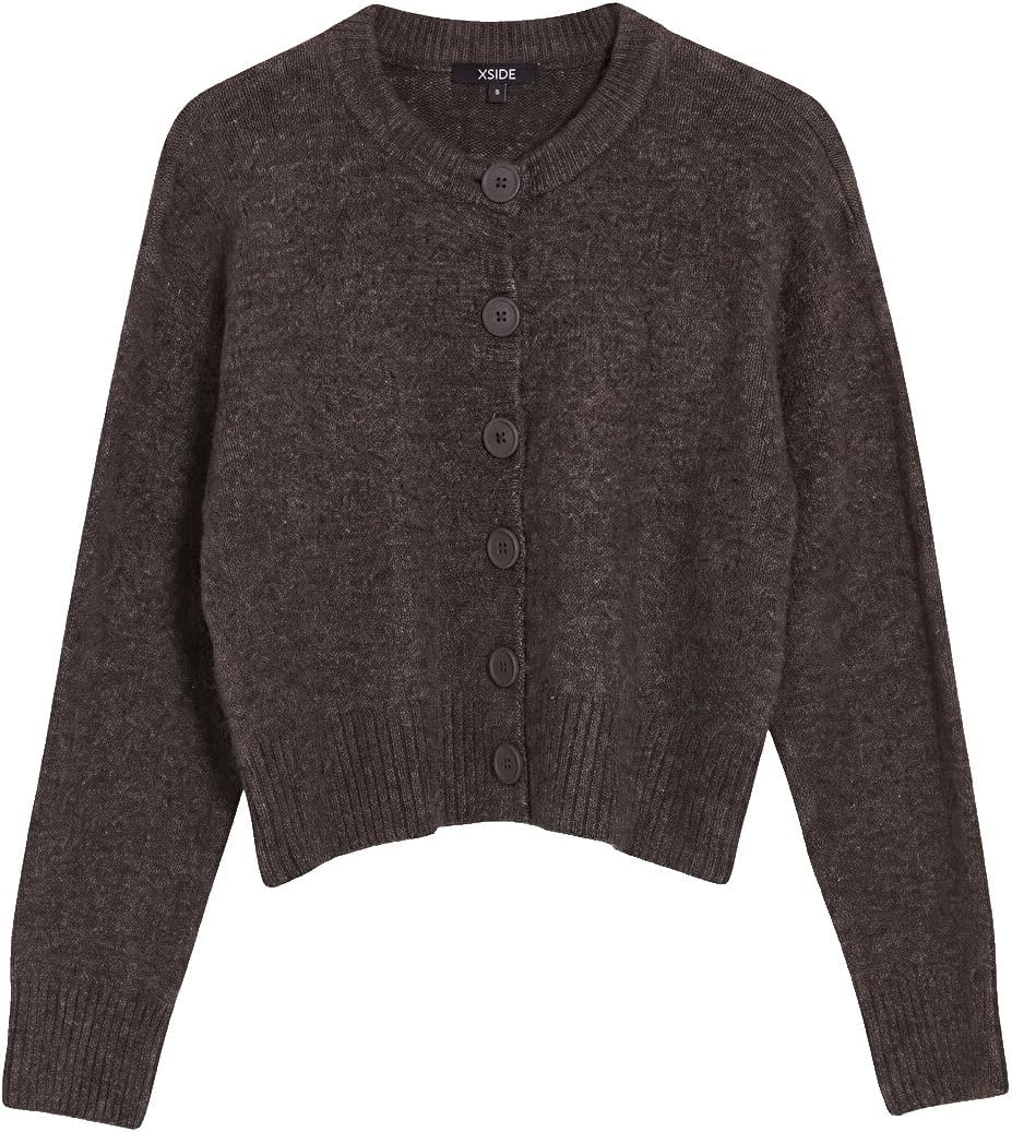 سعر ومواصفات LC WAIKIKI Crew Neck Women'S Knitwear Cardigan M Brown W6K284Z8-PS7-M-8685007197445 (B0HKTLMB6G) على Amazon EG