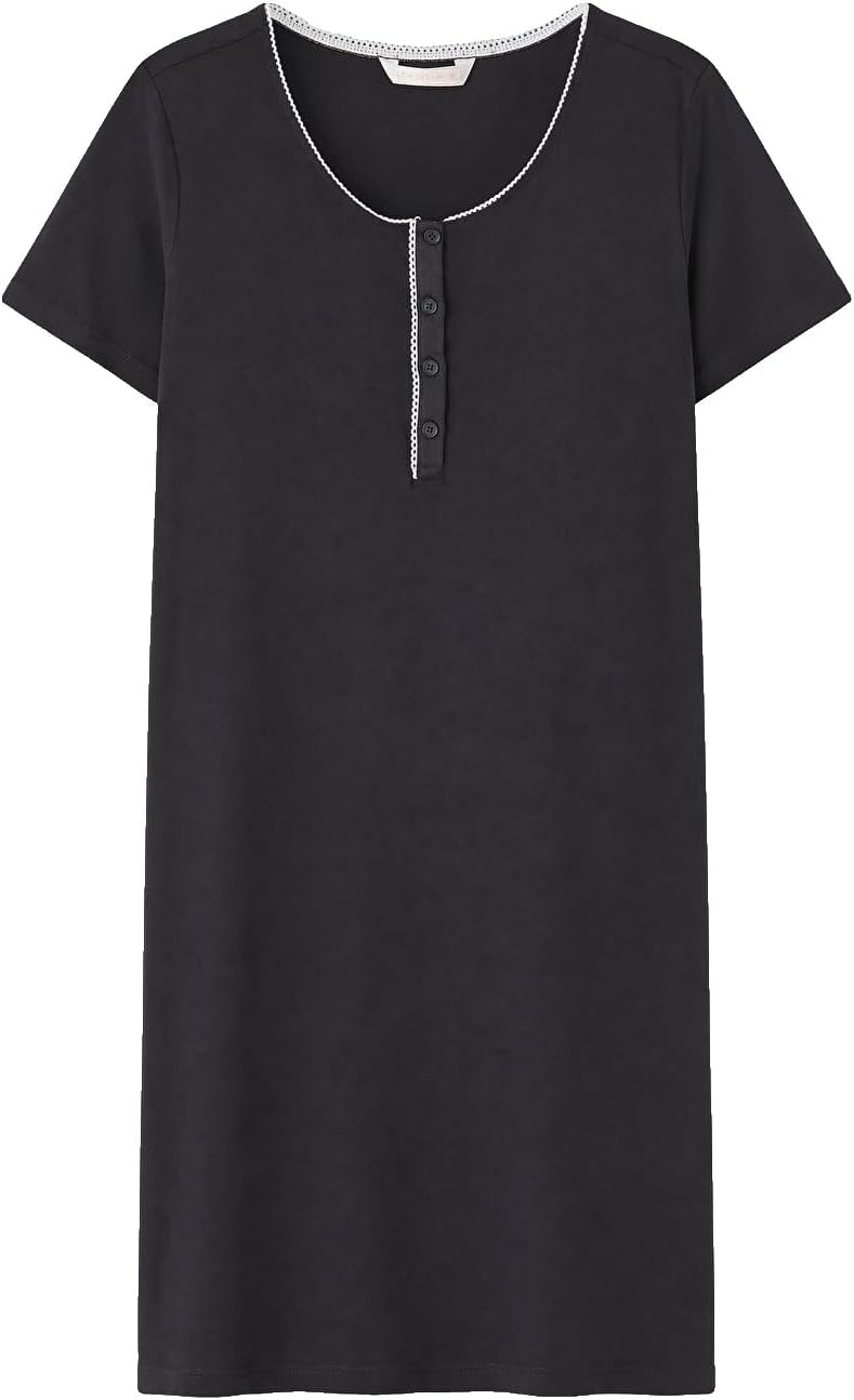 سعر ومواصفات LC WAIKIKI Crew Neck Women'S Nightdress L Anthracite (B0HKV13VSJ) على Amazon EG