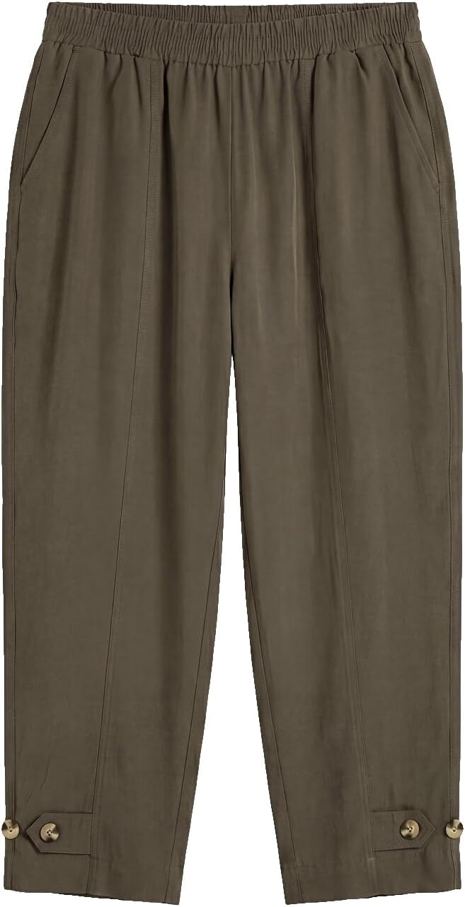 سعر ومواصفات LC WAIKIKI Elastic Waist Modal Blend Women'S Trousers 36 Brown (B0HKTJNQ65) على Amazon EG