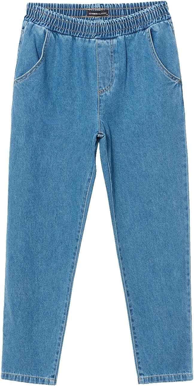 سعر ومواصفات LC WAIKIKI Elastic Waist Mom Fit Women's Jeans (B0HJSPQ7H6) على Amazon EG