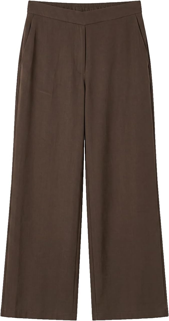 سعر ومواصفات LC WAIKIKI Elastic Waist Wide Leg Women's Trousers (B0HJSR9M4G) على Amazon EG