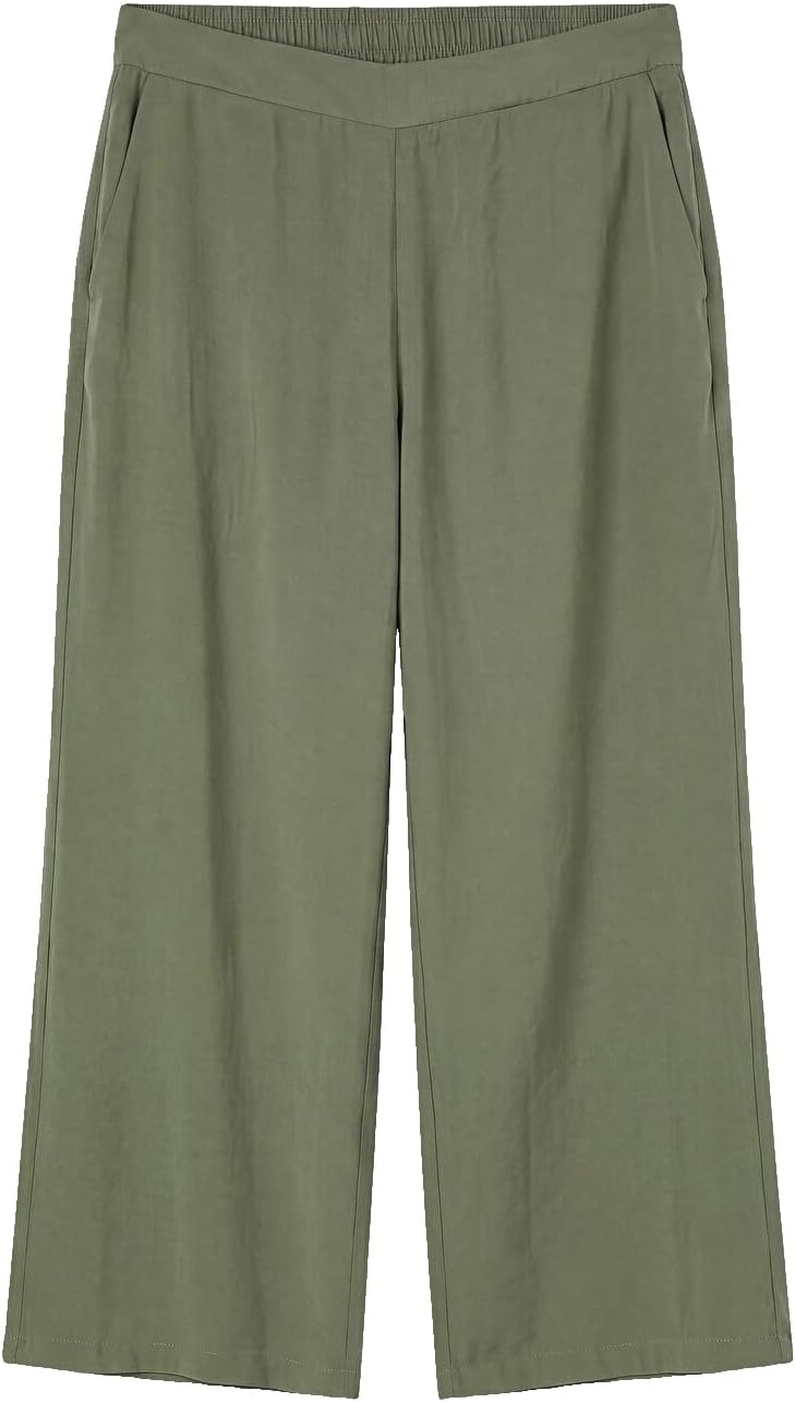 سعر ومواصفات LC WAIKIKI Elastic Waist Wide Leg Women's Trousers (B0HJSW43QF) على Amazon EG