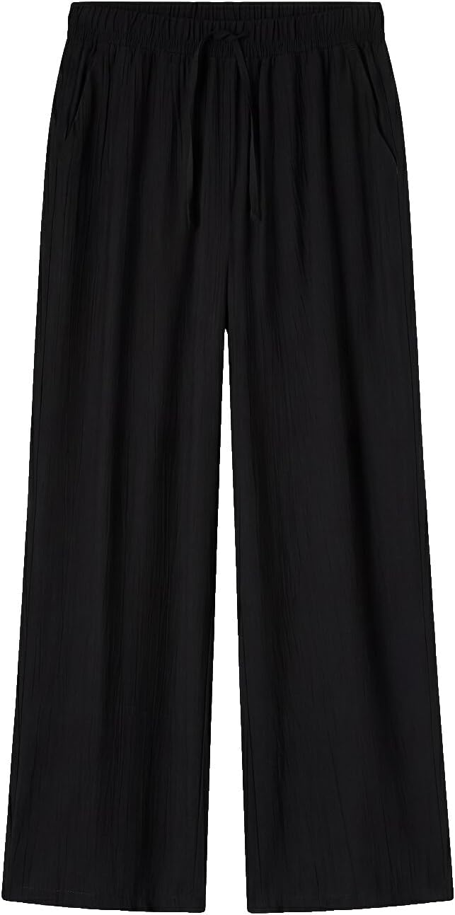 سعر ومواصفات LC WAIKIKI Elastic Waist Wide Leg Women'S Trousers S6HG48Z8-CVL (B0HKTKG2BQ) على Amazon EG