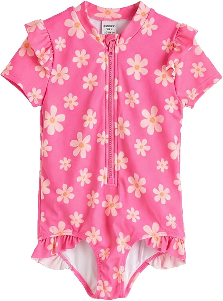 سعر ومواصفات LC WAIKIKI Floral Girls' Swimsuit 7-8 Years Pink (B0HKV1SQLR) على Amazon EG