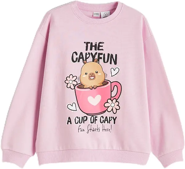 سعر ومواصفات LC WAIKIKI Girl Capyfun Printed Girls' Thick Sweatshirt (B0GYZXMY6Y) على Amazon EG