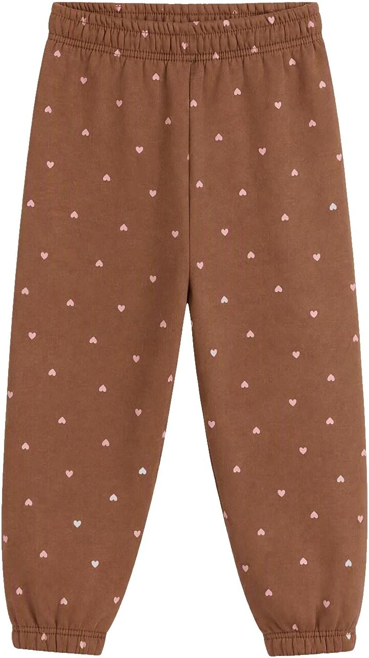 سعر ومواصفات LC WAIKIKI Heart Patterned Girls' Sweatpants 5-6 Years Brown (B0HKTTBTD5) على Amazon EG